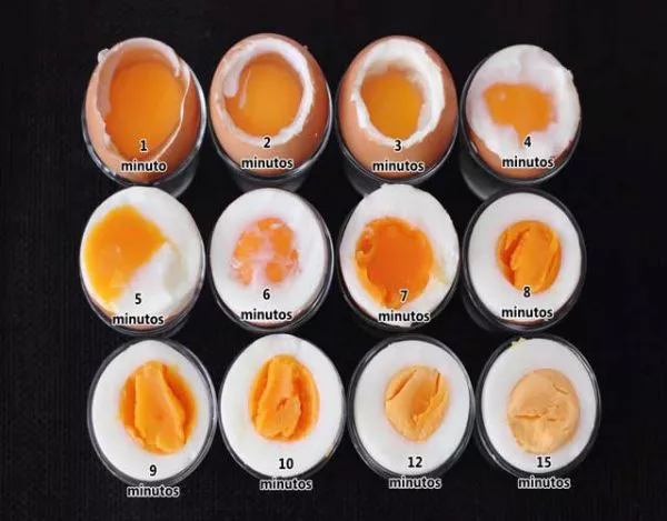 Los tipos de cocción del huevo